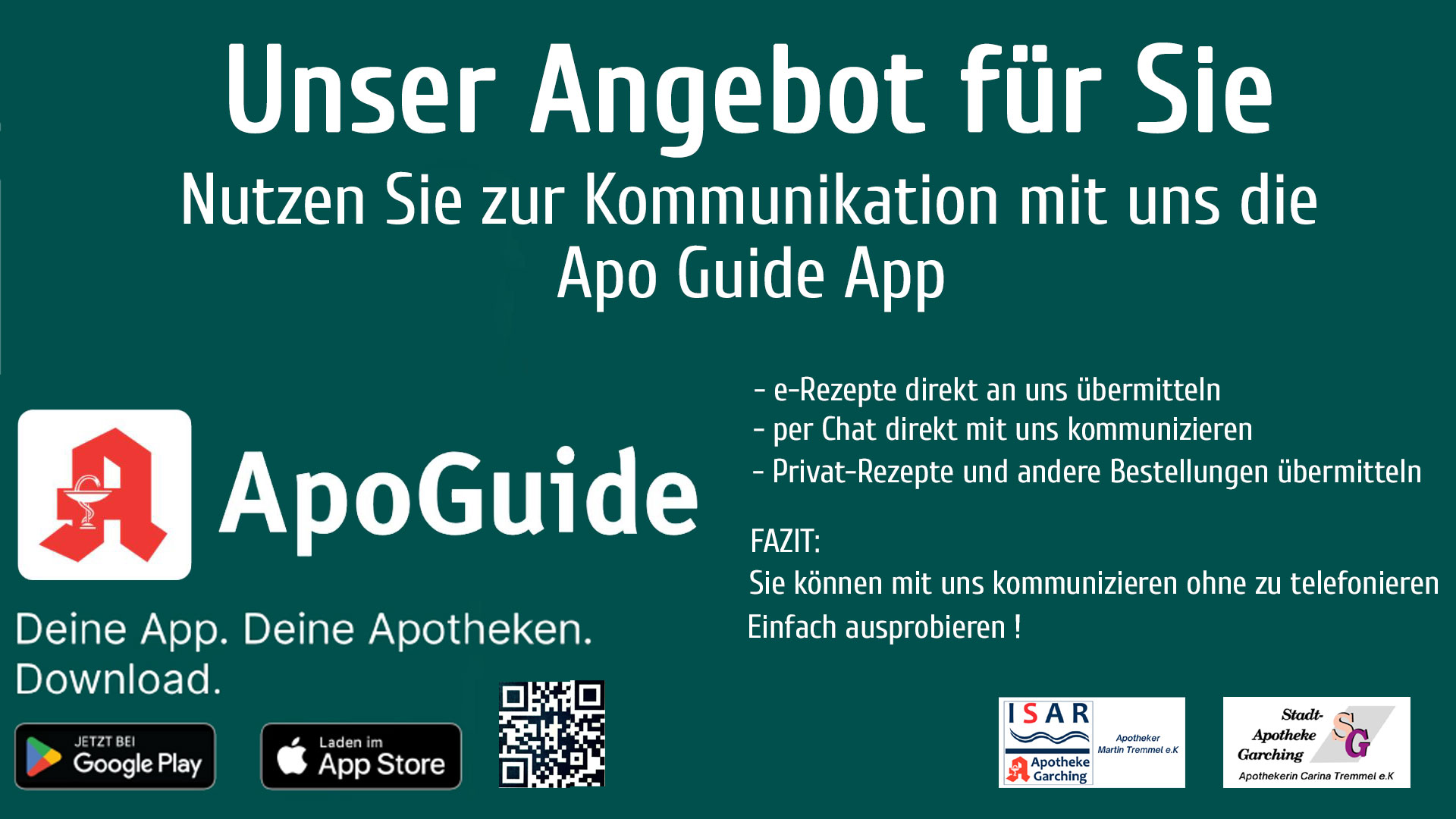Grossansicht in neuem Fenster: Neu! Die ApoGuide-App